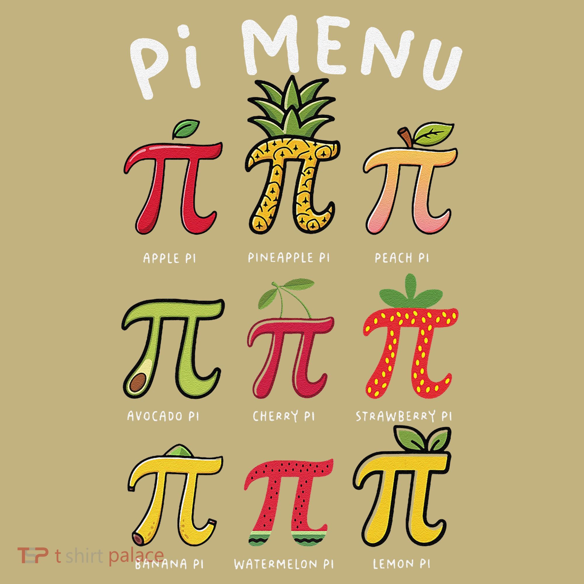 Pie Menu Funny Pi Day Pi 3 Mousepad