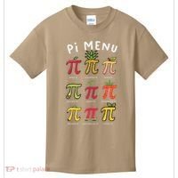 Pie Menu Funny Pi Day Pi 3 Kids T-Shirt thumb 0