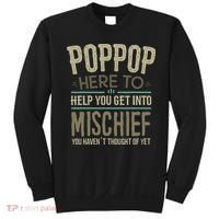 Poppop Mischief From Grandchildren Fathers Day Poppop Sweatshirt thumb 0