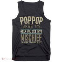 Poppop Mischief From Grandchildren Fathers Day Poppop Tank Top thumb 0
