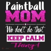Paintball Mom Funny Mothers Day Gift Beanie thumb 2
