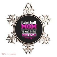 Paintball Mom Funny Mothers Day Gift Ornament thumb 0