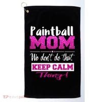 Paintball Mom Funny Mothers Day Gift Golf Towel thumb 0