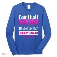 Paintball Mom Funny Mothers Day Gift Long Sleeve Shirt thumb 0