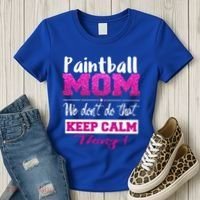 Paintball Mom Funny Mothers Day Gift Women's T-Shirt thumb 3