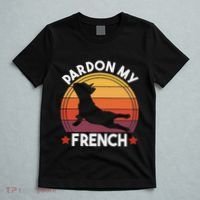 Pardon My French Bulldog Funny Dog Pun Frenchie Dog Lover T-Shirt thumb 5