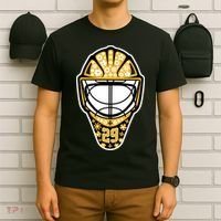Penguins Marcandré Fleury Number 29 Flower Mask T-Shirt thumb 6