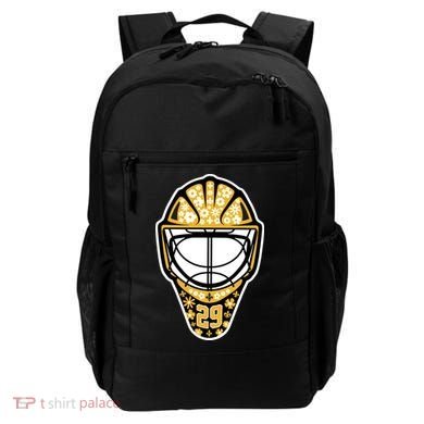 Penguins Marcandré Fleury Number 29 Flower Mask Backpack
