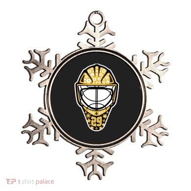 Penguins Marcandré Fleury Number 29 Flower Mask Ornament