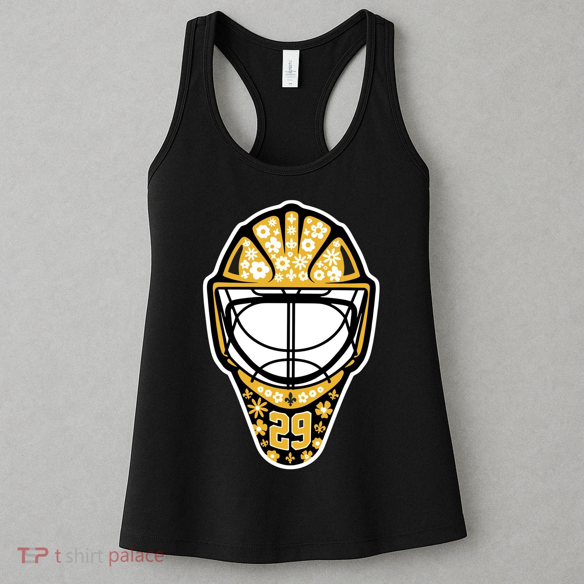 Penguins Marcandré Fleury Number 29 Flower Mask Women's Tank Top