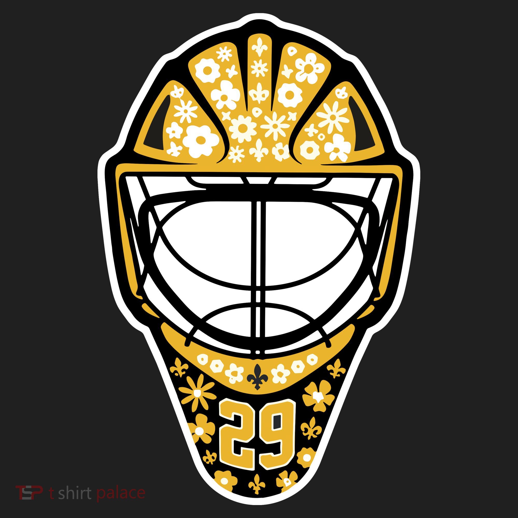 Penguins Marcandré Fleury Number 29 Flower Mask Hat