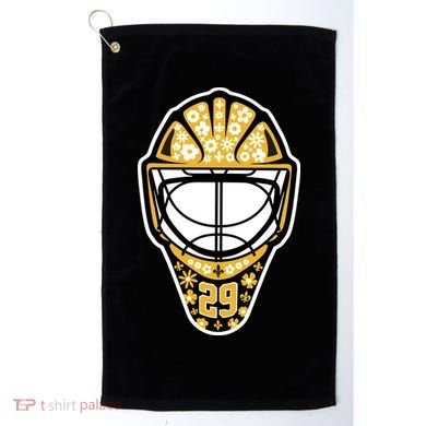 Penguins Marcandré Fleury Number 29 Flower Mask Golf Towel