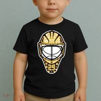 Penguins Marcandré Fleury Number 29 Flower Mask Toddler T-Shirt thumb 2