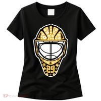 Penguins Marcandré Fleury Number 29 Flower Mask Women's T-Shirt thumb 0