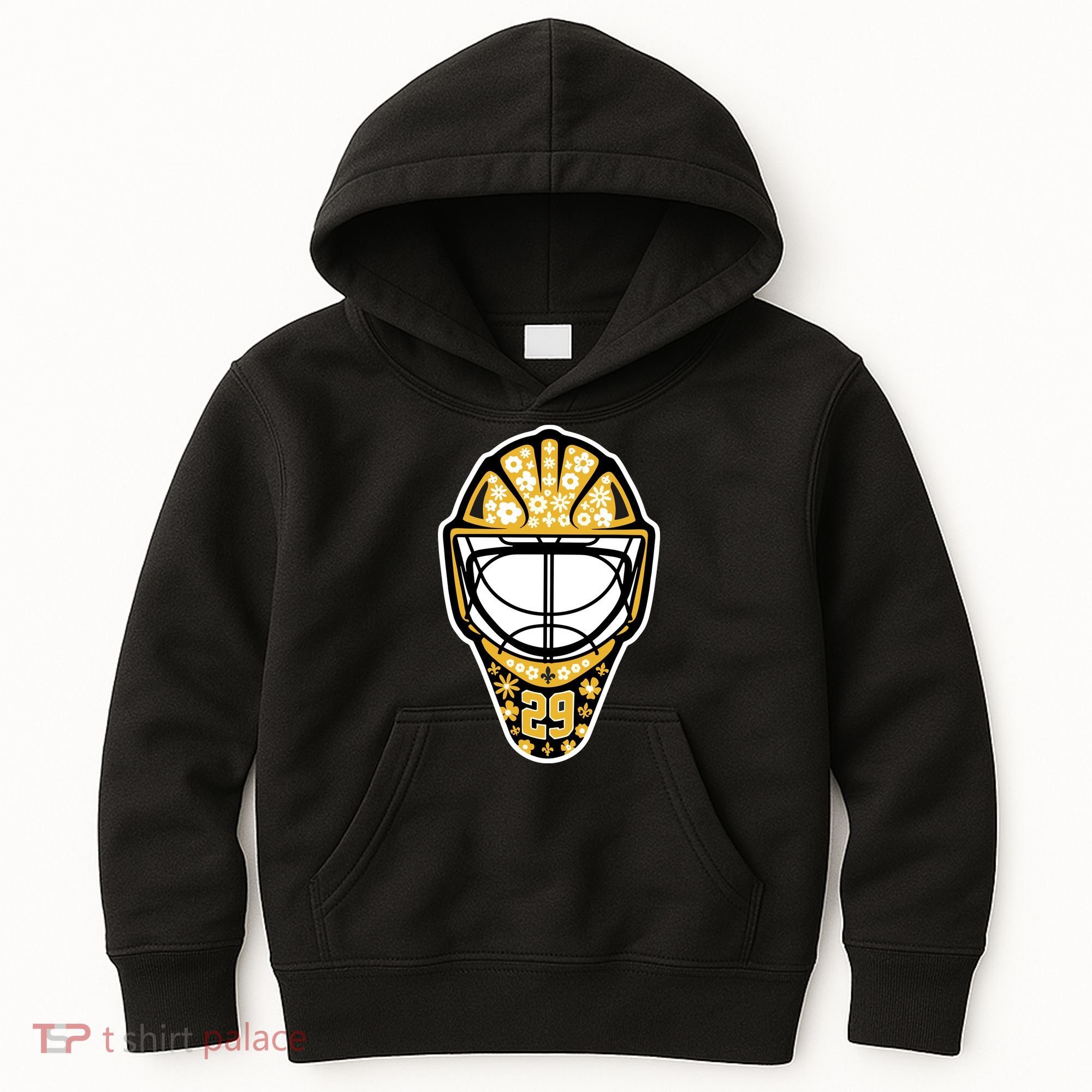 Penguins Marcandré Fleury Number 29 Flower Mask Kids Hoodie
