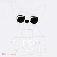 Pardon My French Frenchie Bulldog Hoodie thumb 7