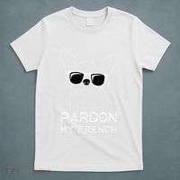 Pardon My French Frenchie Bulldog T-Shirt thumb 5
