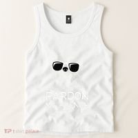 Pardon My French Frenchie Bulldog Tank Top thumb 2