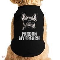 Pardon My French Bulldog Frenchie Lover Doggie Tank thumb 0