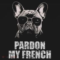 Pardon My French Bulldog Frenchie Lover Mousepad thumb 1