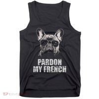 Pardon My French Bulldog Frenchie Lover Tank Top thumb 0