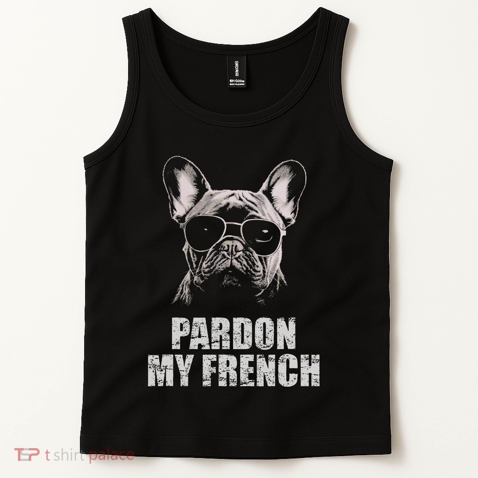 Pardon My French Bulldog Frenchie Lover Tank Top