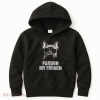 Pardon My French Bulldog Frenchie Lover Kids Hoodie thumb 0