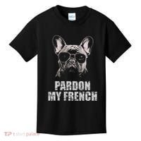 Pardon My French Bulldog Frenchie Lover Kids T-Shirt thumb 0
