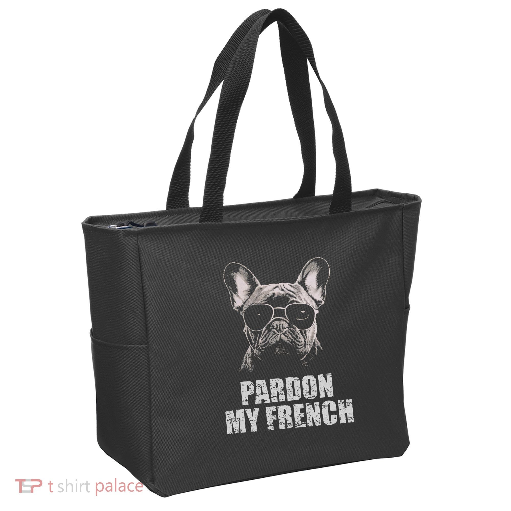 Pardon My French Bulldog Frenchie Lover Tote Bag