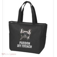 Pardon My French Bulldog Frenchie Lover Tote Bag thumb 3