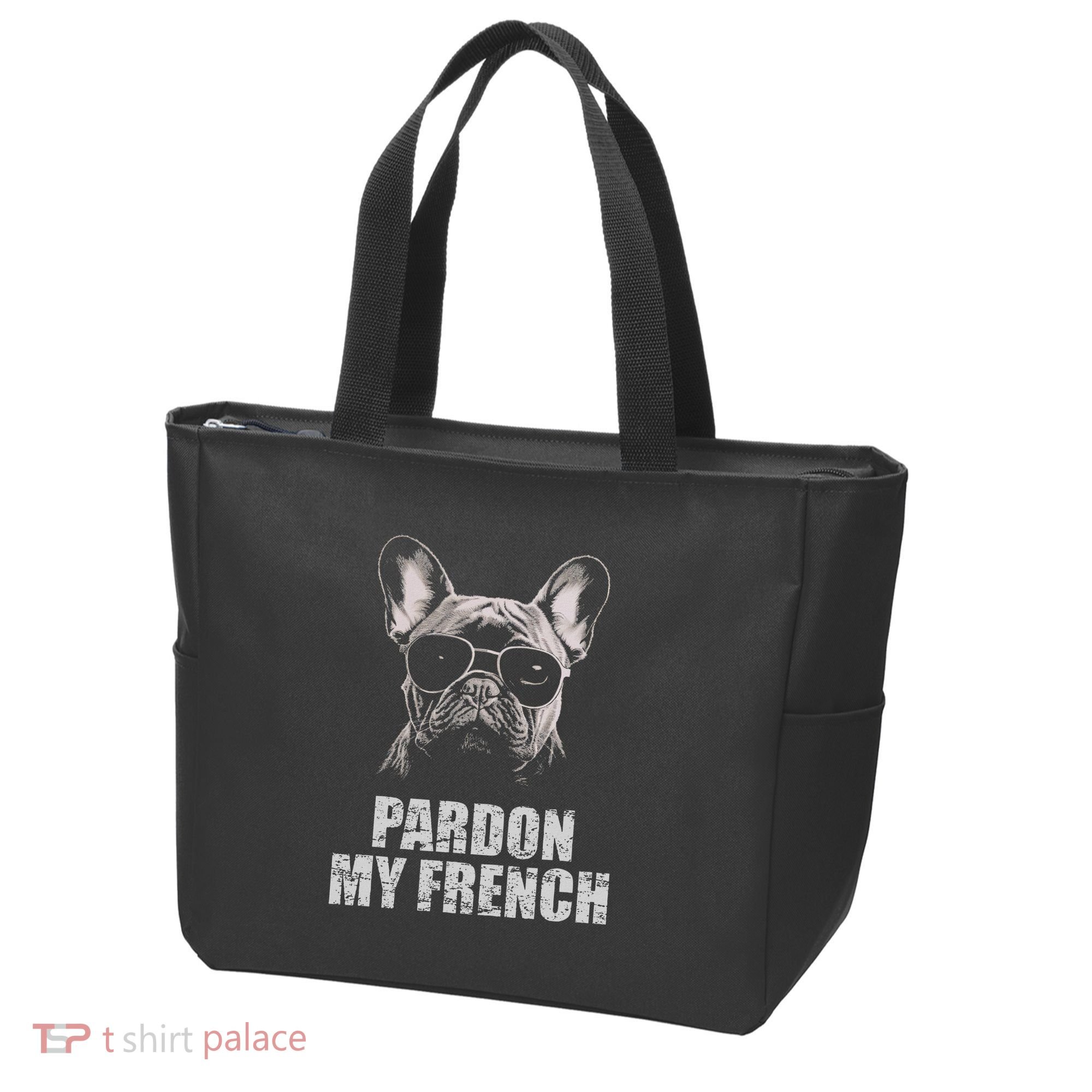 Pardon My French Bulldog Frenchie Lover Tote Bag