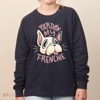 Pardon My Frenchie Bulldog Women's Sweatshirt thumb 0