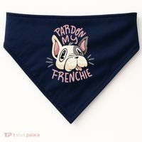 Pardon My Frenchie Bulldog USA-Made Doggie Bandana thumb 0