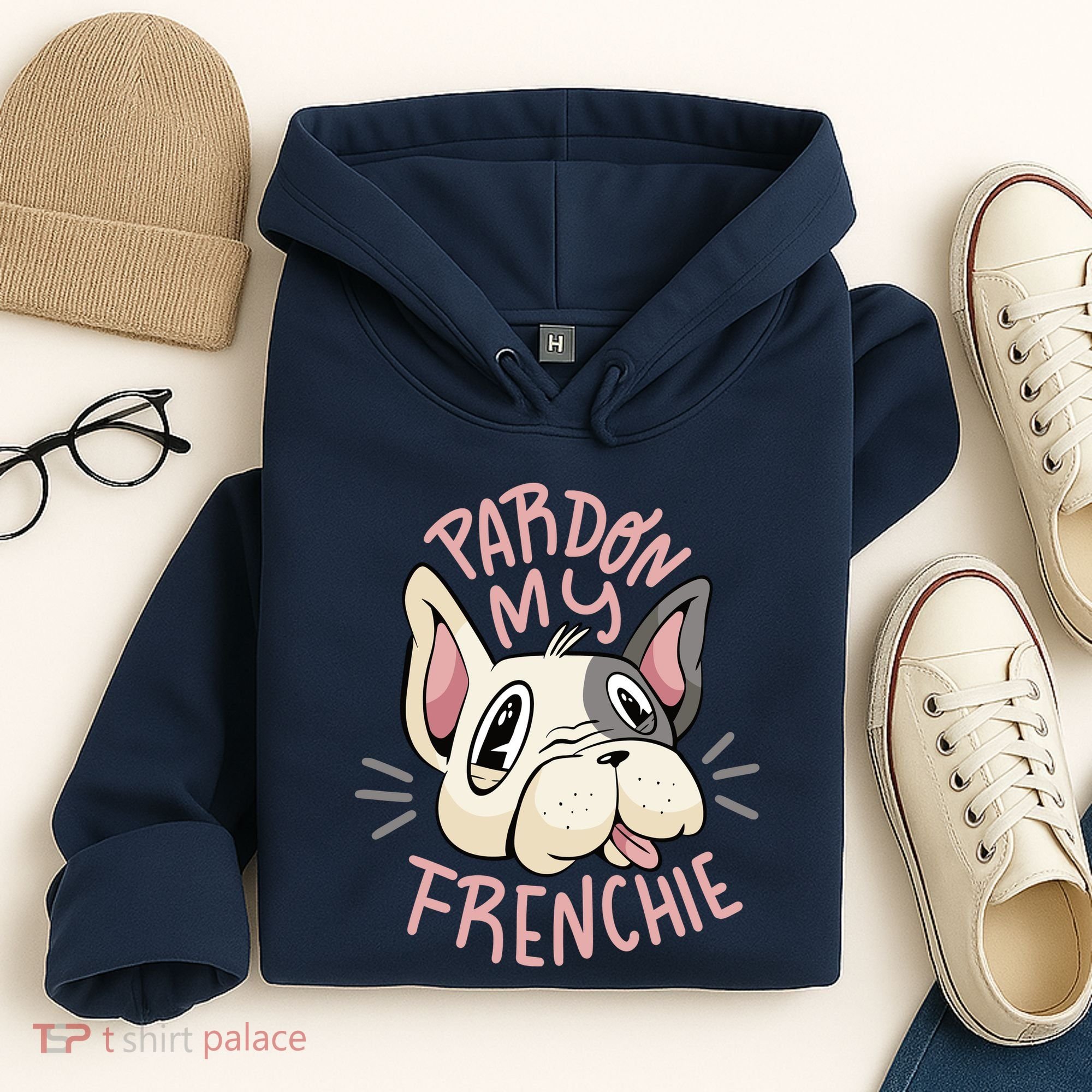 Pardon My Frenchie Bulldog Hoodie