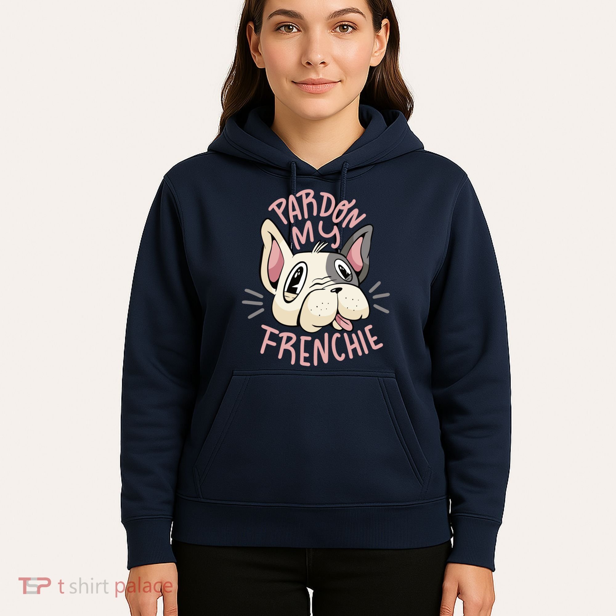 Pardon My Frenchie Bulldog Hoodie