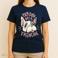 Pardon My Frenchie Bulldog T-Shirt thumb 4