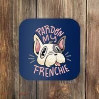Pardon My Frenchie Bulldog Coaster thumb 0