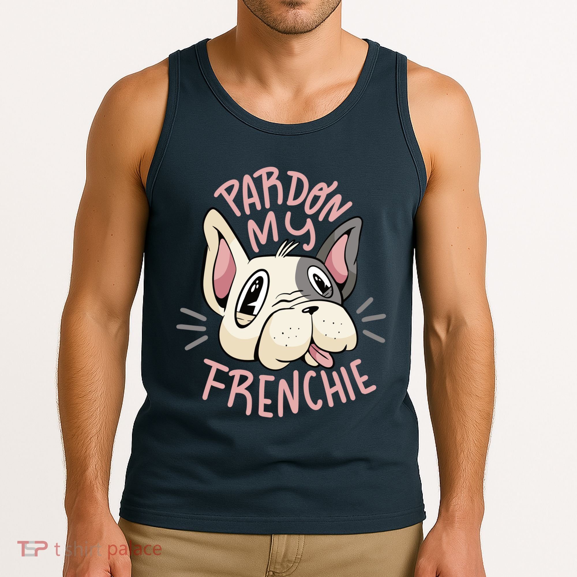 Pardon My Frenchie Bulldog Tank Top