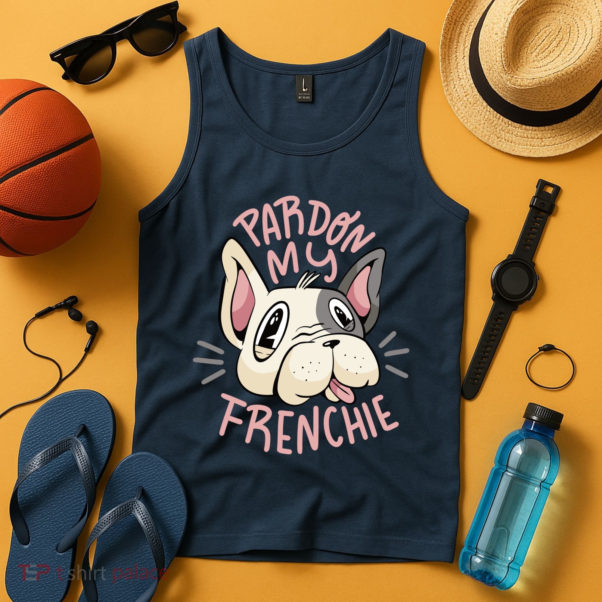 Pardon My Frenchie Bulldog Tank Top