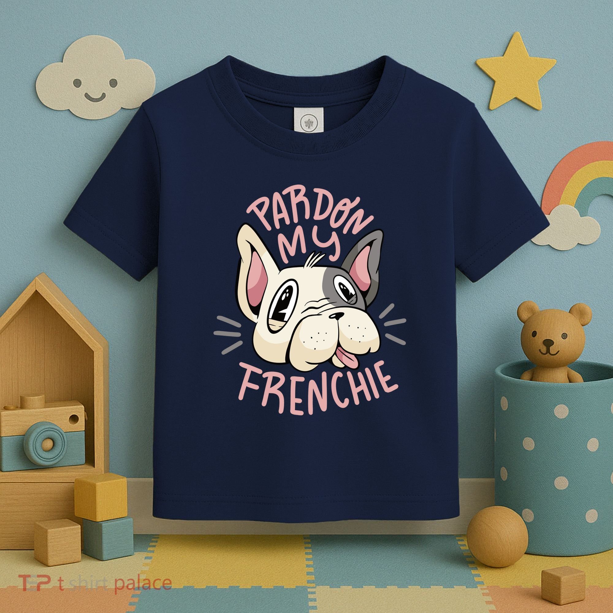 Pardon My Frenchie Bulldog Toddler T-Shirt