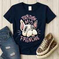 Pardon My Frenchie Bulldog Women's T-Shirt thumb 3