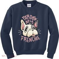 Pardon My Frenchie Bulldog Kids Sweatshirt thumb 0