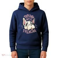 Pardon My Frenchie Bulldog Kids Hoodie thumb 4