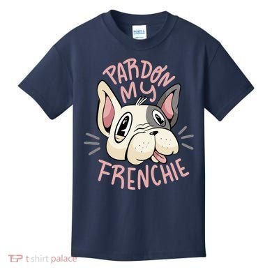Pardon My Frenchie Bulldog Kids T-Shirt