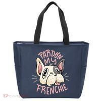 Pardon My Frenchie Bulldog Tote Bag thumb 0