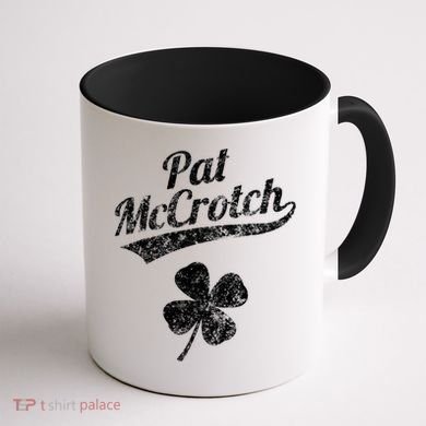 Pat McCrotch Funny Saint Patricks Day St Patricks Day Irish Coffee Mug back