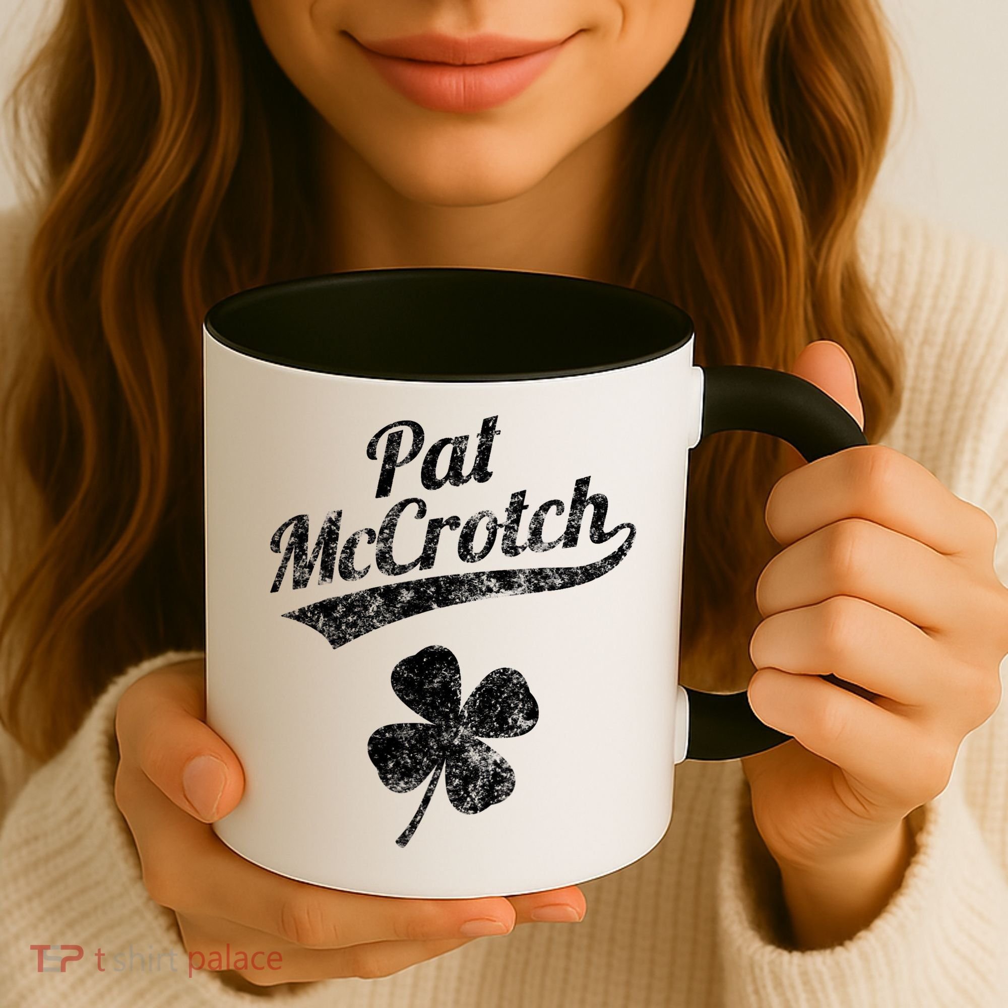 Pat McCrotch Funny Saint Patricks Day St Patricks Day Irish Coffee Mug