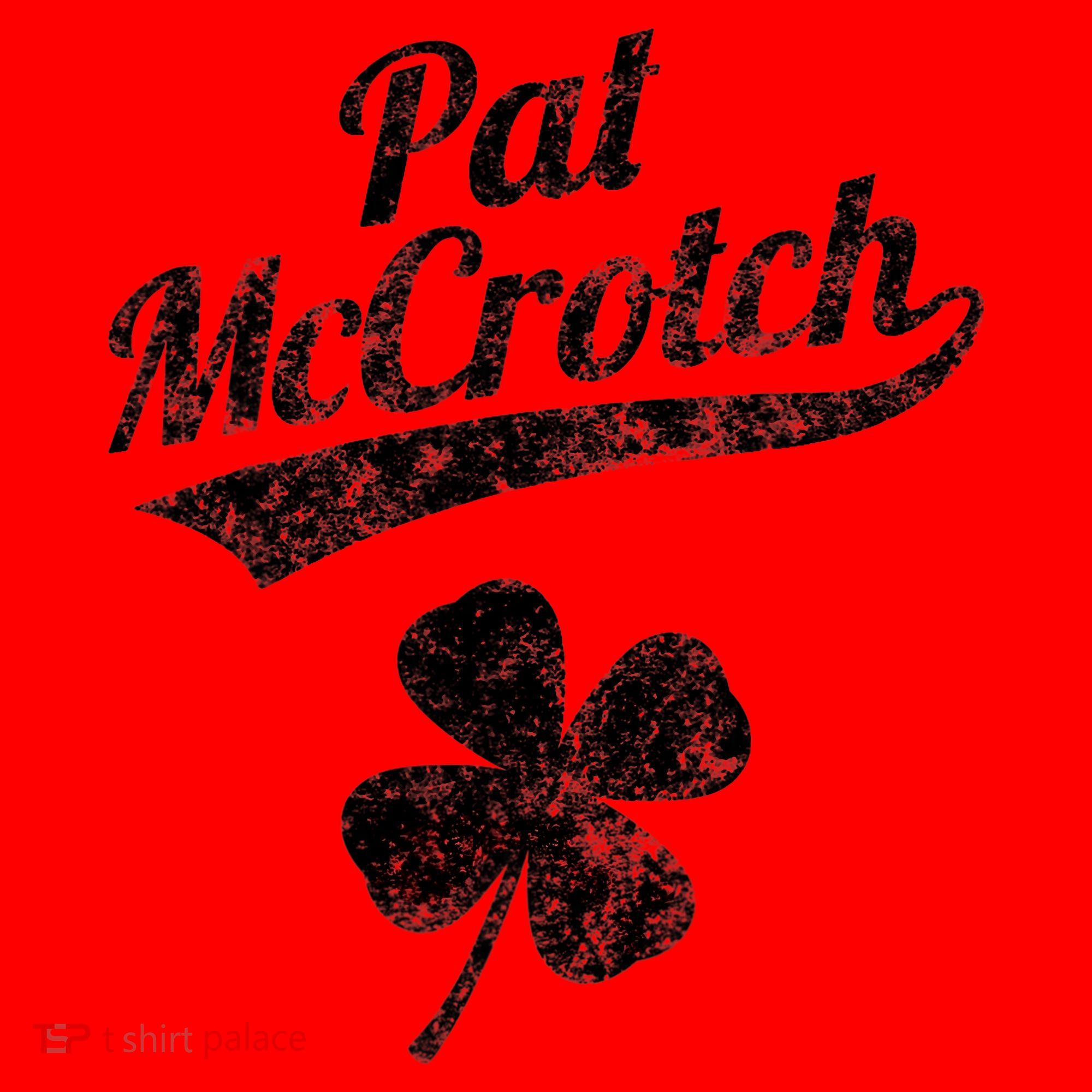Pat McCrotch Funny Saint Patricks Day St Patricks Day Irish Santa Hat