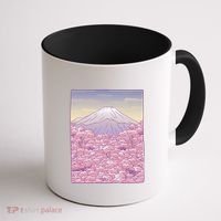 Pastel Mount Fuji Coffee Mug thumb 1