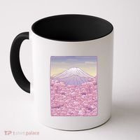 Pastel Mount Fuji Coffee Mug thumb 0